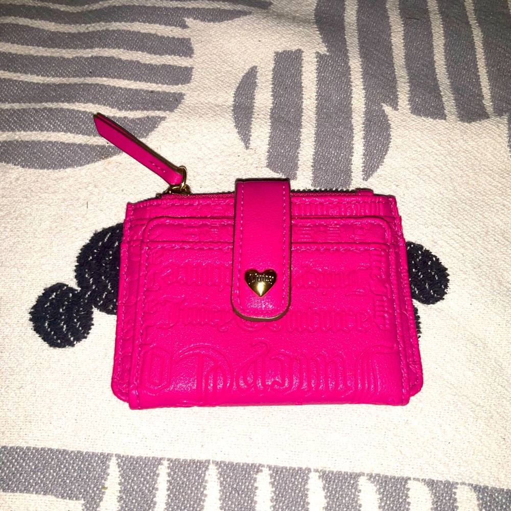 Juicy couture pink small wallet new